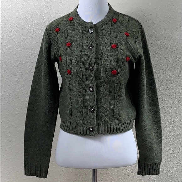 Vintage Sweaters - Vintage Distler Trachen German Octoberfest Sweater